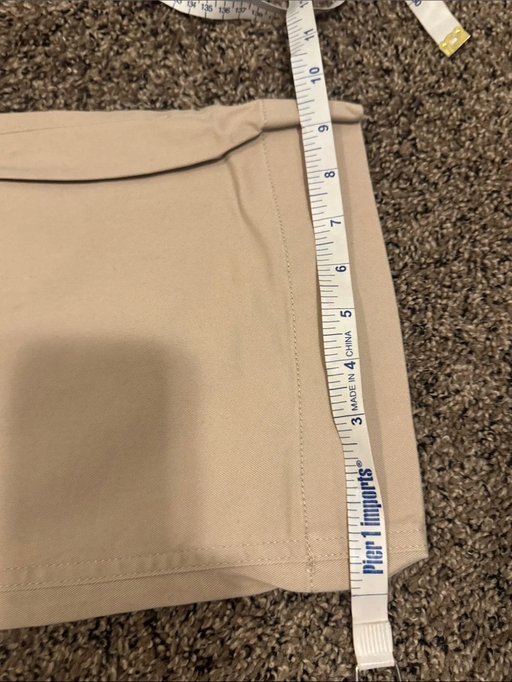 J. Crew Cream Straight-Leg Chinos